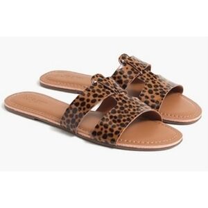 J.crew Tortoise Beachside Slide Sandals